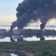Captura del vídeo publicado en X por el presidente de Ucrania, Volodímir Zelenski, mostrando el o ataque ucraniano contra la terminal petrolera del puerto ruso de San Petersburgo. Las defensas aéreas ucranianas derribaron durante la pasada madrugada 189 de los 198 drones de larga distancia lanzados por el Ejército ruso contra territorio bajo control de Kiev, al tiempo que fuerzas ucranianas golpearon la terminal petrolera de San Petersburgo, según el mensaje publicado por Zelenski en la red social. EFE/ Volodímir Zelenski en X - SOLO USO EDITORIAL/SOLO DISPONIBLE PARA ILUSTRAR LA NOTICIA QUE ACOMPAÑA (CRÉDITO OBLIGATORIO) -
