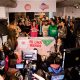 Representantes del colectivo Ni una Menos participan en una rueda de prensa tras confirmarse este fin de semana el feminicidio de una menor de 14 años en Córdoba, este lunes en Buenos Aires (Argentina). EFE/ Juan Ignacio Roncoroni