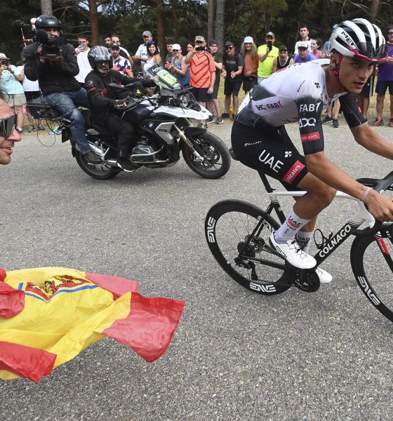 El ciclista mexicano del equipo UAE, Isaac del Toro, en foto de archivo de Santi Otero. EFE