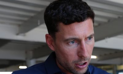 El exfutbolista español Oscar de Marcos habla durante una entrevista con EFE este viernes, en la Ciudad de México (México). EFE/Mario Guzmán