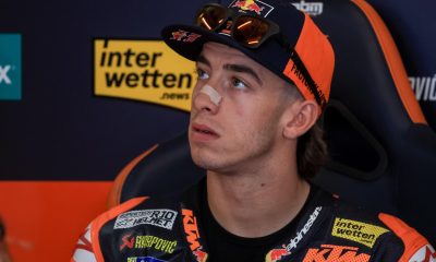 El español Pedro Acosta, nuevo piloto de Ducati para la próxima temporada, en una imagen de archivo. EFE/EPA/MARTIN DIVISEK