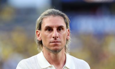 El seleccionador de Ecuador, Sebastián Beccacece, durante un partido del grupo E del Mundial 2026 ante Costa de Marfil en Filadelfia (Estados Unidos). EFE/Sebastiao Moreira
