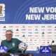 El seleccionador de Brasil, Carlo Ancelotti, habla en una rueda de prensa en East Rutherford en New Jersey (EE.UU.). EFE/SEBASTIÃO MOREIRA