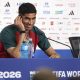 Achraf Hakimi, de Marruecos, participa en una rueda de prensa el pasado 12 de junio, en la ciudad de East Rutherford en New Jersey (EE.UU.). Marruecos enfrentará a Brasil como parte del grupo C del Mundial de la FIFA 2026. EFE/ Sebastiao Moreira