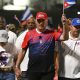 El presidente de Cuba, Miguel Diaz-Canel (c). EFE/ Norlys Perez
