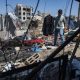 Imagen reciente de la Franja de Gaza tras los bombardeos israelíes. EFE/EPA/HAITHAM IMAD