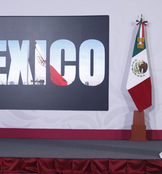La presidenta de México, Claudia Sheinbaum, habla este miércoles, durante una rueda de prensa en Palacio Nacional de la Ciudad de México (México). EFE/Sáshenka Gutiérrez