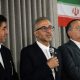 El embajador de Irán en México, Abolfazl Pasandideh (c) habla durante una rueda de prensa este martes, en Tijuana (México). EFE/ Joebeth Terríquez