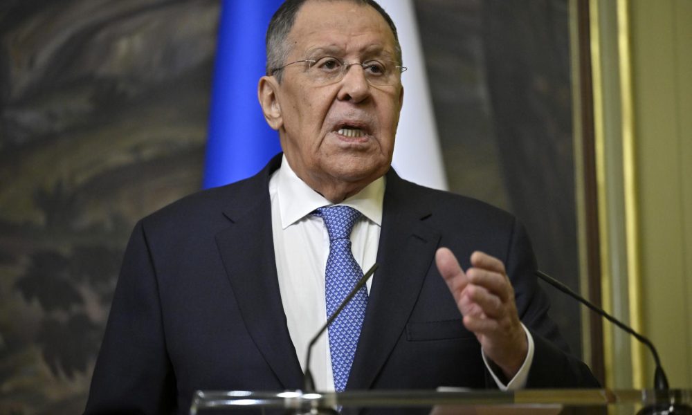 Fotografía del 8 de junio de 2026 del ministro ruso de Asuntos Exteriores, Serguéi Lavrov. EFE/EPA/ALEXANDER NEMENOV / POOL