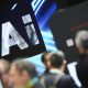 Imagen de archivo de un logo de AI en una feria tecnológica. EFE/EPA/HANNIBAL HANSCHKE