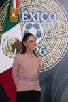 Fotografía cedida por la Presidencia de México de su mandataria, Claudia Sheinbaum, durante una rueda de prensa este jueves, en el Palacio Nacional de Ciudad de México (México). EFE/ Presidencia de México /SOLO USO EDITORIAL/NO VENTAS/ SOLO DISPONIBLE PARA ILUSTRAR LA NOTICIA QUE ACOMPAÑA (CRÉDITO OBLIGATORIO)
