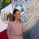 Fotografía cedida por la Presidencia de México de su mandataria, Claudia Sheinbaum, durante una rueda de prensa este jueves, en el Palacio Nacional de Ciudad de México (México). EFE/ Presidencia de México /SOLO USO EDITORIAL/NO VENTAS/ SOLO DISPONIBLE PARA ILUSTRAR LA NOTICIA QUE ACOMPAÑA (CRÉDITO OBLIGATORIO)