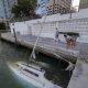 Vista de un barco en Brickell Avenue tras el paso de un huracán, en Miami, Florida (Estados Unidos). Imagen de archivo. EFE/Erik S. Lesser