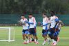 Jugadores de Colombia entrenan este domingo en Guadalajara (México). EFE/ Francisco Guasco
