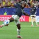 Enner Valencia, máximo goleador en la historia de la selección ecuatoriana, con 46 tantos. afirmó este domingo que las aspiraciones de su país en el Mundial permanecen intactas, pese a la derrota por 1-0 ante Costa de Marfil en Filadelfia. EFE/ Sebastiao Moreira