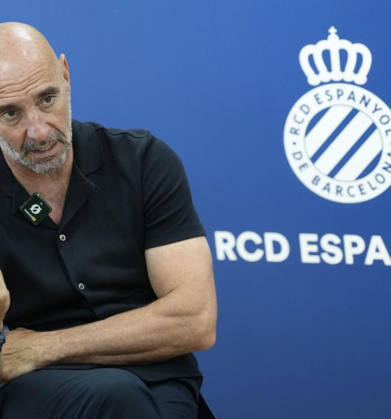 El nuevo director deportivo del RCD Espanyol, Ramón Rodríguez Verdejo 'Monchi', afirma en una entrevista con EFE que no ha llegado al club blanquiazul  "a sacar conejos de la chistera" y analiza los objetivos deportivos de la entidad. EFE/ Enric Fontcuberta.