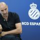 El nuevo director deportivo del RCD Espanyol, Ramón Rodríguez Verdejo 'Monchi', afirma en una entrevista con EFE que no ha llegado al club blanquiazul  "a sacar conejos de la chistera" y analiza los objetivos deportivos de la entidad. EFE/ Enric Fontcuberta.