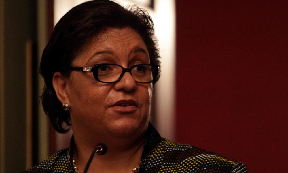 Fotografía de archivo de la excanciller de Ghana y representante especial de la ONU para Libia, Hanna Tetteh, en Bogotá (Colombia). EFE/Mauricio Dueñas