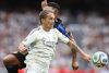 El exjugador del Real Madrid Michel Salgado durante el partido Corazón Classic Match que jugadores históricos del Real Madrid e Inter de Milan disputaron en el Santiago Bernabéu. EFE/Víctor Lerena