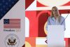 La Consejera para Asuntos Económicos - U.S. Embassy Mexico City Mission Mexico, Hilary Fuller Renner, habla durante la inauguración del Smart City Expo Latam Congress, en la ciudad de Puebla (México). EFE/ Hilda Ríos
