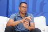 Fotografía cedida por la FIFA donde aparece uno de los miembros del Grupo de Estudios Técnicos (TSG) de la FIFA para el Mundial 2026, el exfutbolista brasileño Gilberto Silva, hablando durante un evento con periodistas este martes, en Bay Harbor Islands, Florida (EE.UU.). EFE/ Leonardo Fernandez / FIFA /SOLO USO EDITORIAL /NO VENTAS /SOLO DISPONIBLE PARA ILUSTRAR LA NOTICIA QUE ACOMPAÑA /CRÉDITO OBLIGATORIO