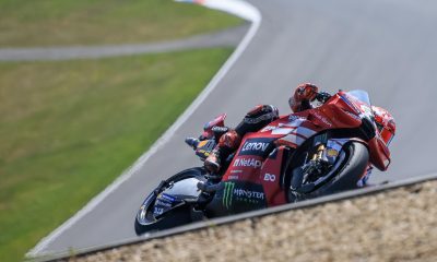 El piloto italiano Francesco Bagnaia, este sábado en el marco del Gran Premio de MotoGP de la República Checa, en Brno. EFE/MARTIN DIVISEK
