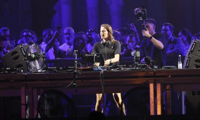 La DJ belga Charlotte de Witte durante su actuación en el Iconica Sevilla Fest que se celebra en la capital andaluza. EFE / José Manuel Vidal.
