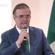 El secretario de Economía de México, Marcelo Ebrad, habla durante una rueda de prensa este martes, en Ciudad de México (México). EFE/ José Méndez