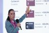 La presidenta de México, Claudia Sheinbaum, habla durante una rueda de prensa este martes, en el Palacio Nacional de Ciudad de México (México). EFE/Mario Guzmán