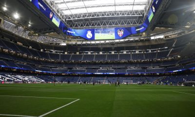 Vista del estadio Santiago Bernabéu antes del inicio de un partido de Liga el pasado 17 de enero. EFE/ Javier Lizón