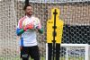 El guardameta de la selección de Colombia Camilo Vargas entrena este domingo en Guadalajara (México). EFE/ Francisco Guasco
