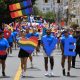 Personas participan en la edición número 36 de la Marcha del Orgullo LGBTIQ+ este domingo, en San Juan (Puerto Rico). EFE/ Thais Llorca