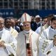 - El Papa León XIV oficia una misa en el puerto de Santa Cruz de Tenerife, Isla de Tenerife, Islas Canarias, España, 12 de junio de 2026. El pontífice visita Tenerife en el último día de su viaje a España tras visitar Madrid, Barcelona y la Isla de Gran Canaria. (Papa, España) EFE/EPA/CIRO FUSCO