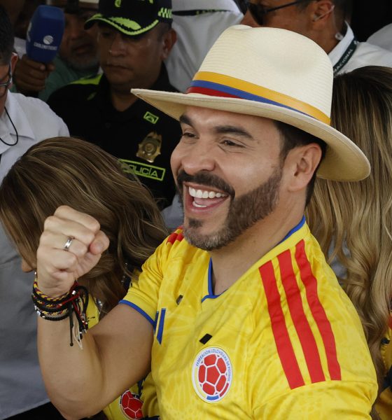 El candidato a la presidencia de Colombia Abelardo de la Espriella reacciona en Barranquilla (Colombia). EFE/ Mauricio Dueñas Castañeda