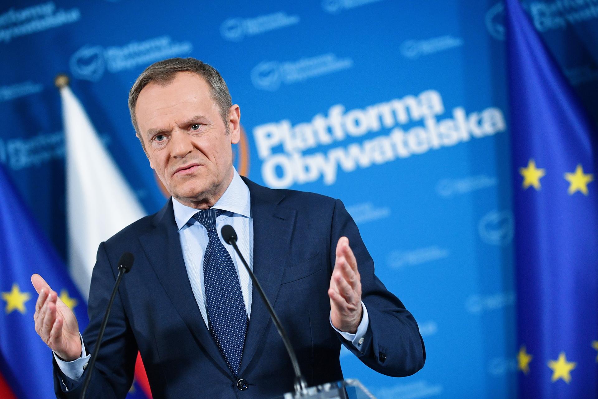 El primer ministro polaco, Donald Tusk. EFE/EPA/Marcin Obara POLAND OUT[POLAND OUT]