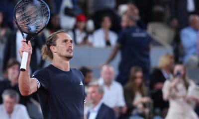 El alemán Alexander Zverev durante el partido de cuartos ante el español Rafa Jódar, en Roland Garros. EFE/EPA/CHRISTOPHE PETIT TESSON