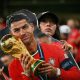 El portugués Cristiano Ronaldo es el rey de las redes sociales entre los futbolistas. EFE/EPA/SAM WASSON