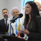 La coordinadora del Acuerdo de Liberación, Rosa María Payá, fue captada este 15 de junio, durante una rueda de prensa, en Miami (FL, EE.UU.). EFE/Pedro Pablo Cortés