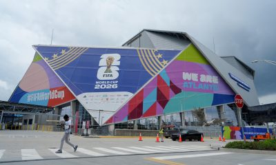 Fotografía que muestra las instalaciones del estadio de Atlanta, previo al debut de España ante Cabo Verde el 15 de junio, en Atlanta (Estados Unidos). EFE/ Alberto Boal