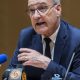 .- El Presidente Federal suizo Guy Parmelin habla durante una conferencia de prensa al margen de la cumbre del G7 de Evian, en el aeropuerto de Ginebra, Suiza, el 15 de junio de 2026. La cumbre está programada para tener lugar del 15 al 17 de junio en la cercana Evian, Francia. (Francia, Suiza, Ginebra) EFE/EPA/MARTIAL TREZZINI