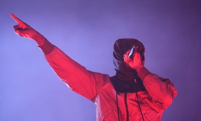 El cantante británico Skepta durante su actuación en la segunda jornada del Sonar 2026 que se celebra este viernes en la fira gran via de Barcelona. EFE/Alejandro García.