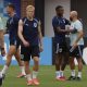 El jugador de la selección de Austria, David Alaba, durante el entrenamiento de este domingo en el Southern Methodist University (SMU), en Dallas. EFE/Mariscal.