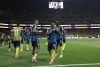 Jáminton Campaz (c), de Colombia, celebra un gol este miércoles en un partido del Grupo K del Mundial 2026 ante Uzbekistán en el estadio Azteca en Ciudad de México. EFE/ Isaac Esquivel
