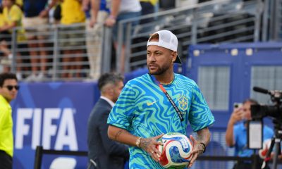 Neymar, jugador brasileño en el estadio MetLife en Nueva Jersey (Estados Unidos). EFE/Ángel Colmenares