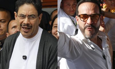Combo de fotografías que muestra al candidato presidencial por el partido oficialista Pacto Histórico, Iván Cepeda (i), y al candidato de ultraderecha Abelardo de la Espriella, del movimiento Defensores de la Patria.EFE/ Carlos Ortega / Ernesto Guzmán Jr.