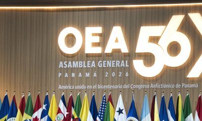 Fotografía de la 56ª Asamblea General de la Organización de los Estados Americanos (OEA) este martes, en Ciudad de Panamá (Panamá). EFE/ Aris Mariota