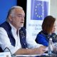 El vicepresidente tercero del Parlamento Europeo y jefe de la Misión de Observación Electoral de la Unión Europea para Colombia (MOE UE), Esteban González Pons (i), fue captado, este 2 de junio, durante una rueda de prensa, en Bogotá (Colombia). EFE/Pablo Seco