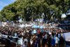 Simpatizantes de la expresidenta de Argentina Cristina Fernández asisten a un acto político por el Día de la Bandera en donde piden la libertad de Fernández este 20 de junio de 2026, en Buenos Aires (Argentina). EFE/ Matías Martín Campaya