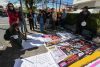 Personas participan en una protesta este 2 de junio de 2026, frente a la sede del Servicio Nacional de Atención Integral a Personas Adultas Privadas de la Libertad (SNAI) en Quito (Ecuador). EFE/ José Jácome
