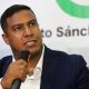 El secretario general del partido Juntos por el Perú, Ernesto Zunini, fue captado el pasado 9 de mayo, durante una rueda de prensa, en Lima (Perú). EFE/Paolo Aguilar